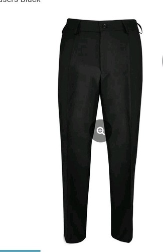 Men black poly wool - black, poly-wool