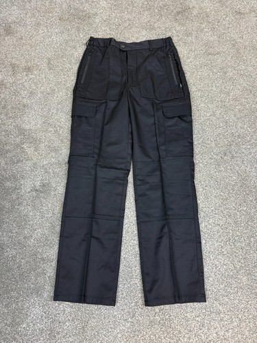 Black cargo trousers heavy - trousers,
